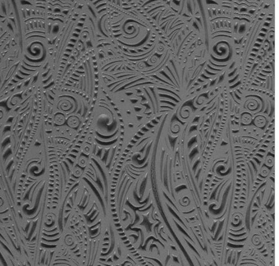 Texture Tile - Tribal Zentangle . Metal Clay Discount Supply