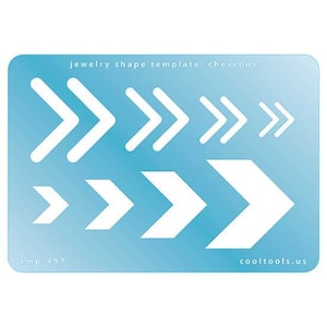 Jewelry Shape Template - Chevrons