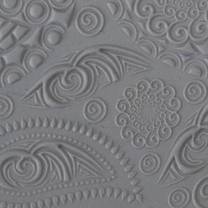 Texture Tile for Clay - Texture - Paisley Party Embossed