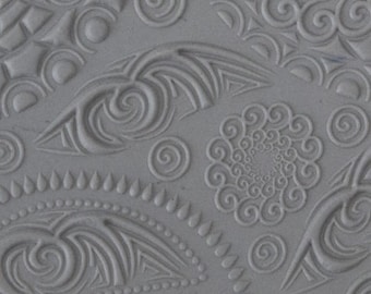 Texture Tile for Clay - Texture - Paisley Party Embossed