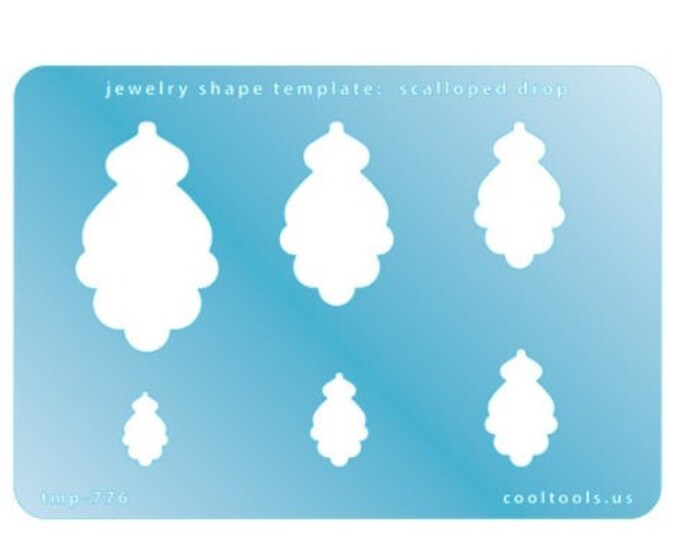 Jewelry Shape Template fancy Bails - Etsy