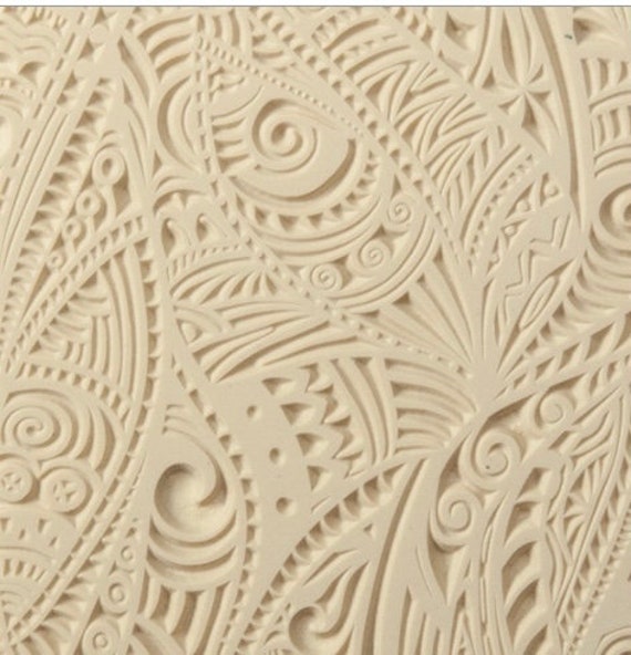 Texture Tile - Tribal Zentangle . Metal Clay Discount Supply