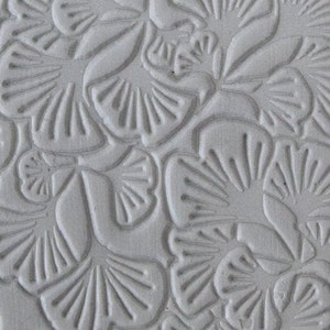 Texture Tile for Clay Texture - Gingko Leaves