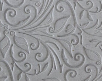 Texture Tile for Clay Texture - Leaves & Tendrils