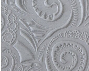 Texture Tile for Clay - Texture - Swirly Hearts