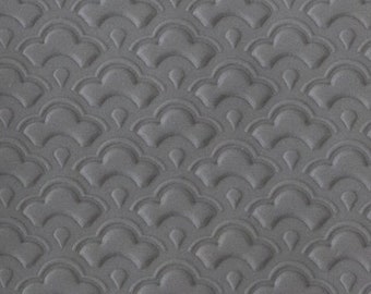 Texture Tile for Clay - Texture - Nested Scallops Embossed