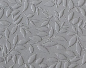 Mega Texture Tile - Simple Leaves Embossed