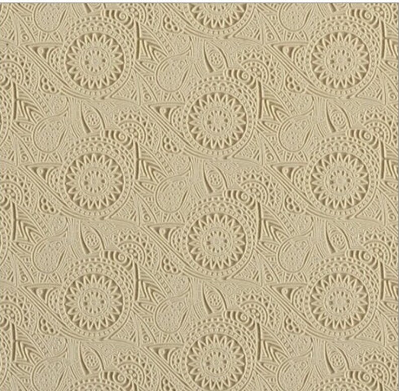 Cool Tools - Flexible Texture Tile - Flower Shower Embossed - 4 X 2