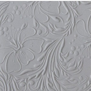Mega Texture Tile - Hibiscus Embossed