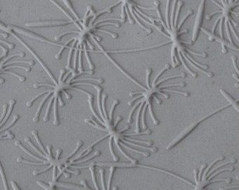 Texture Tile for Clay - Texture - Dandelion Wish Fineline