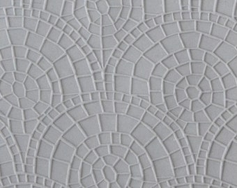 Long Mega Texture Tile Interwoven Leaves