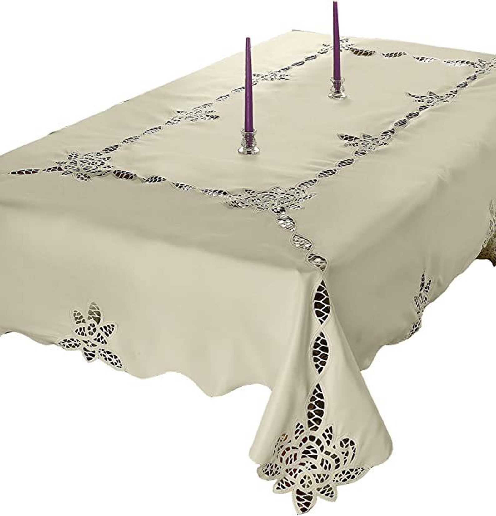 New in Package Battenburg Lace Tablecloth 66 X 104 Set 12 Etsy