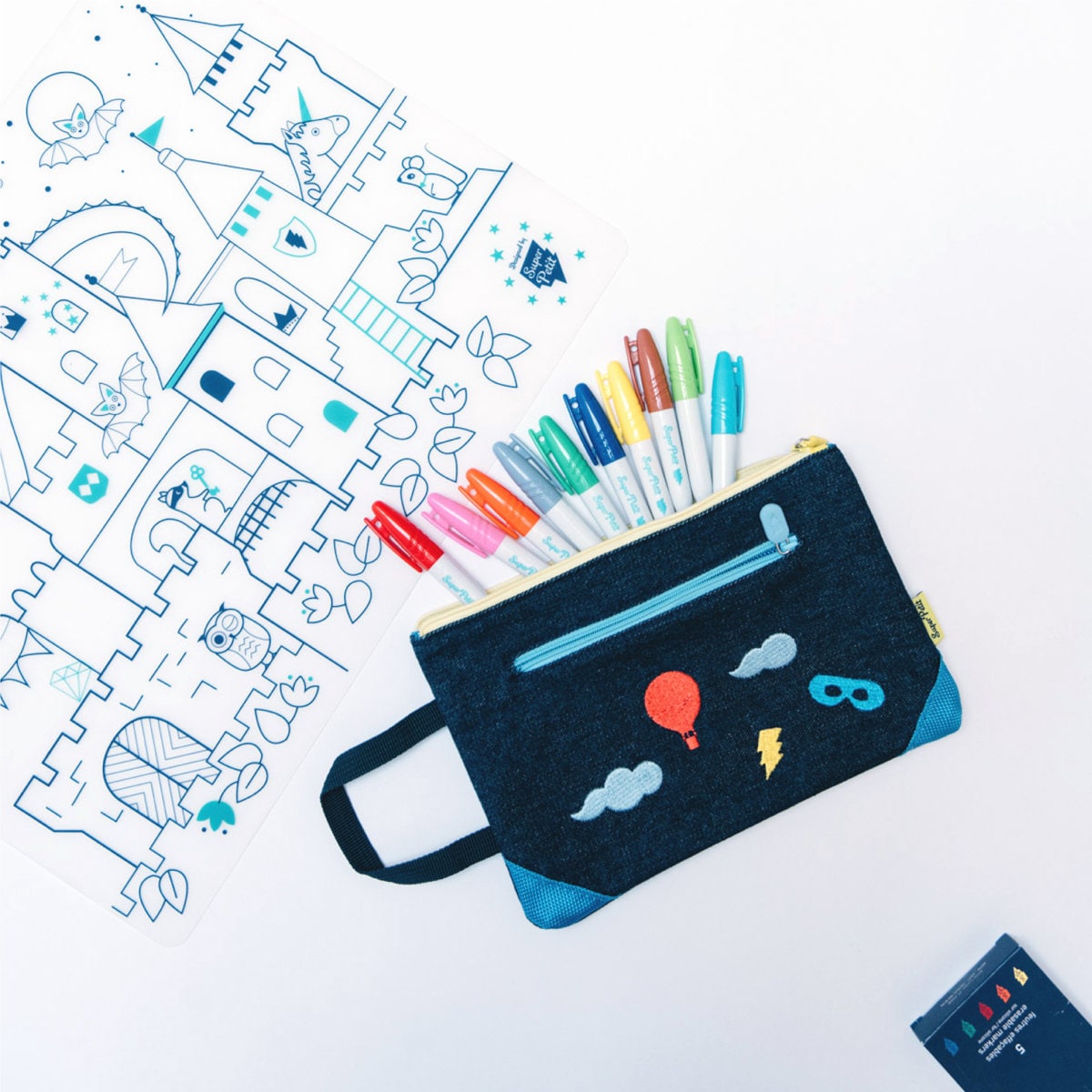 Silicone Coloring Placemat DIY Castle Placemat Kids Etsy