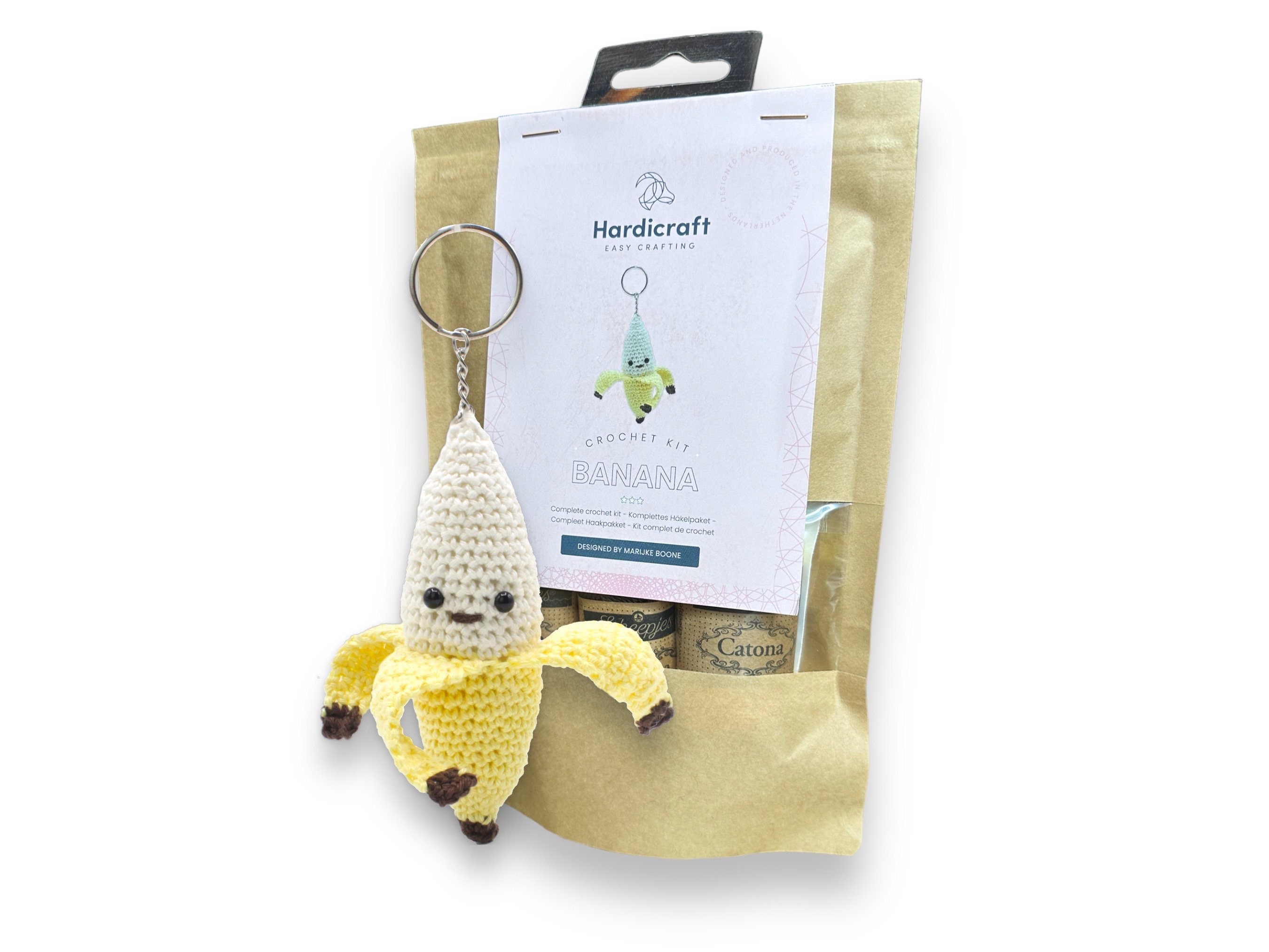 40 Banana Crochet Patterns: Play Food, Amigurumi, Pouches, and More 6 Crochet Banana Zipper Pull Kit: DIY Amigurumi Craft