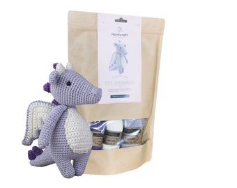 Dragon Crochet Kit - Dragon - Crochet Kit - Crochet Toddler Gift - Dragon Birthday Gift - DIY Crochet Kit - DIY Gift for Friend - Sly Dragon