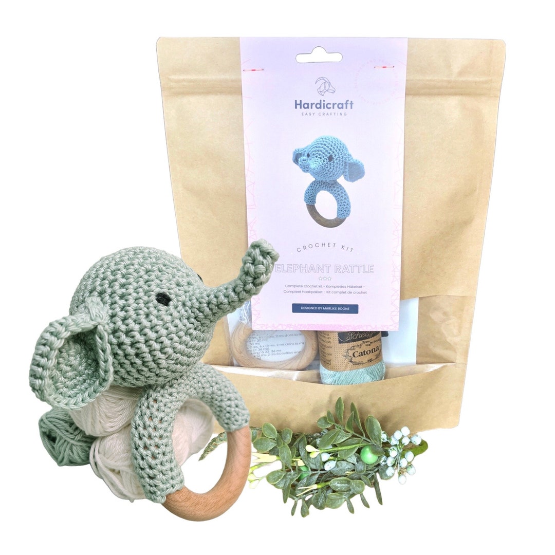 Handmade Crochet Rattle Elephant II main image 0