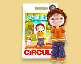 Amigurumi Doll Crochet Kit: Oliver Boy Doll DIY Gift