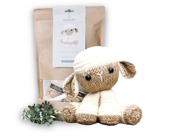 Lamb Knitting Kit - Amigurumi Lamb Kit - Knitting Kit - Baby Shower Lamb Gift - Knit Lamb Birthday Gift - DIY Knit Kit - DIY Gift for Friend