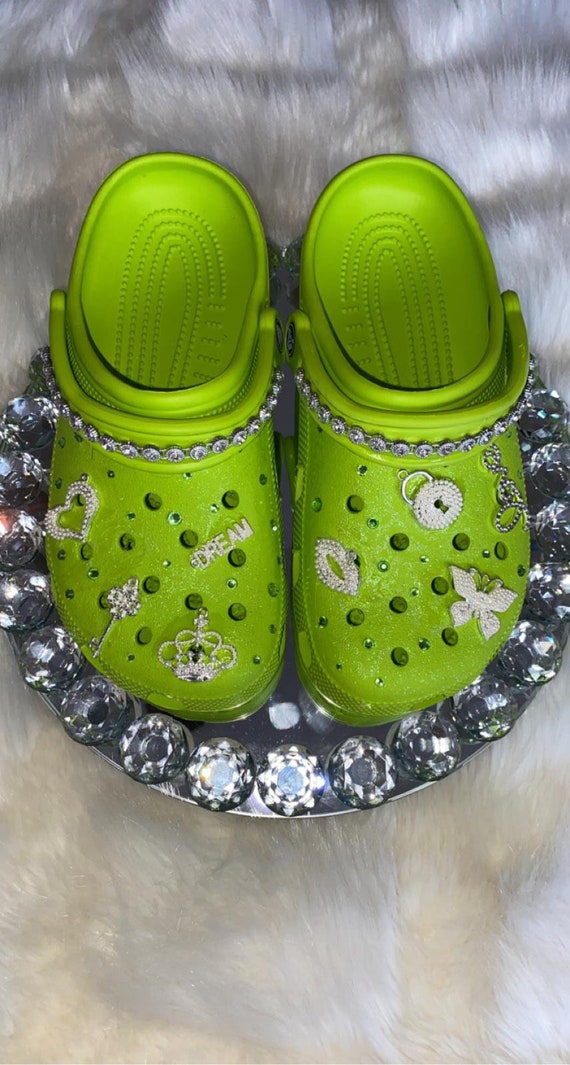 Shocking Green Crocs Etsy