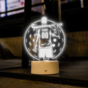 Personalized Golf Night Light, Golf Table Lamp, Led Room Decor, Golf Player Gift, Living room Light, Golf Club Decor, Gift For Golf Lovers