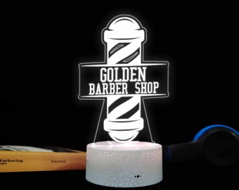 Personalised Shop Night Lights, Custom Night Lights, Professional Barber Shop Night Light, Led Display Light, Opening Gift, Business Sign