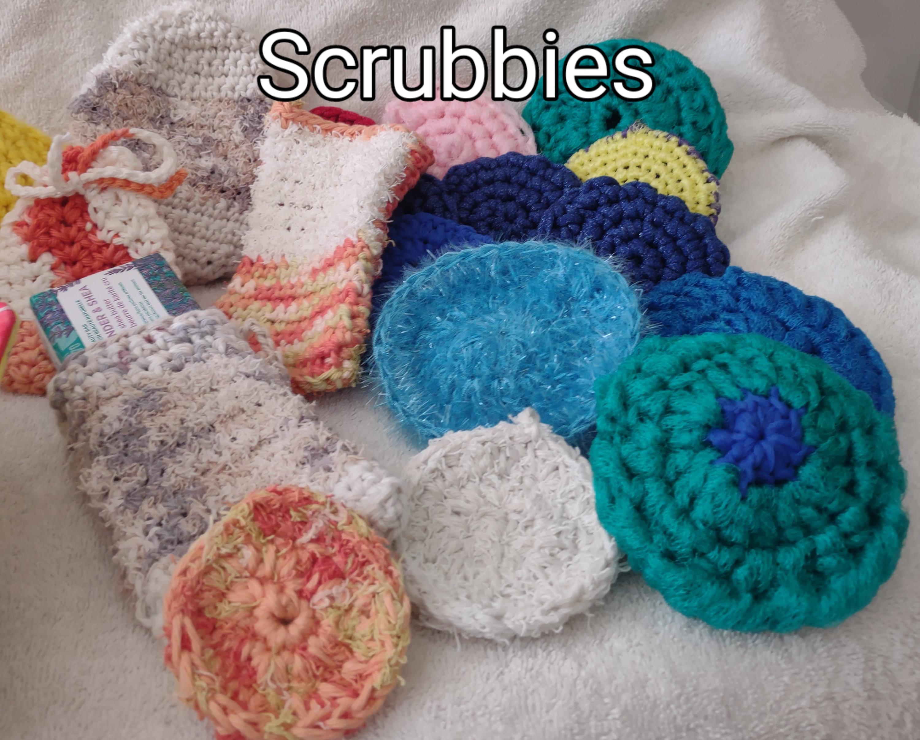 Crocheted Scrubbies in Sparkly Colors - Etsy