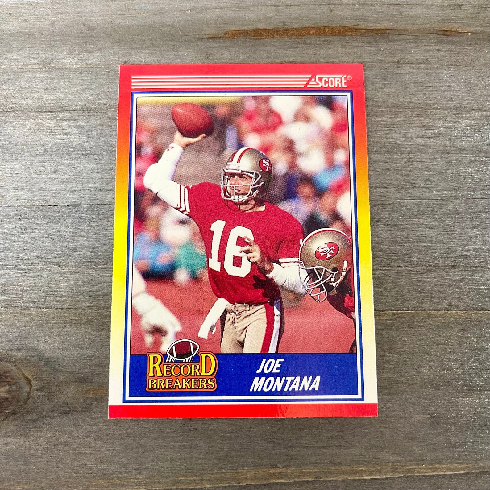 Joe Montana 1990 Score 594 Vintage NFL Trading Card Lot Of Etsy