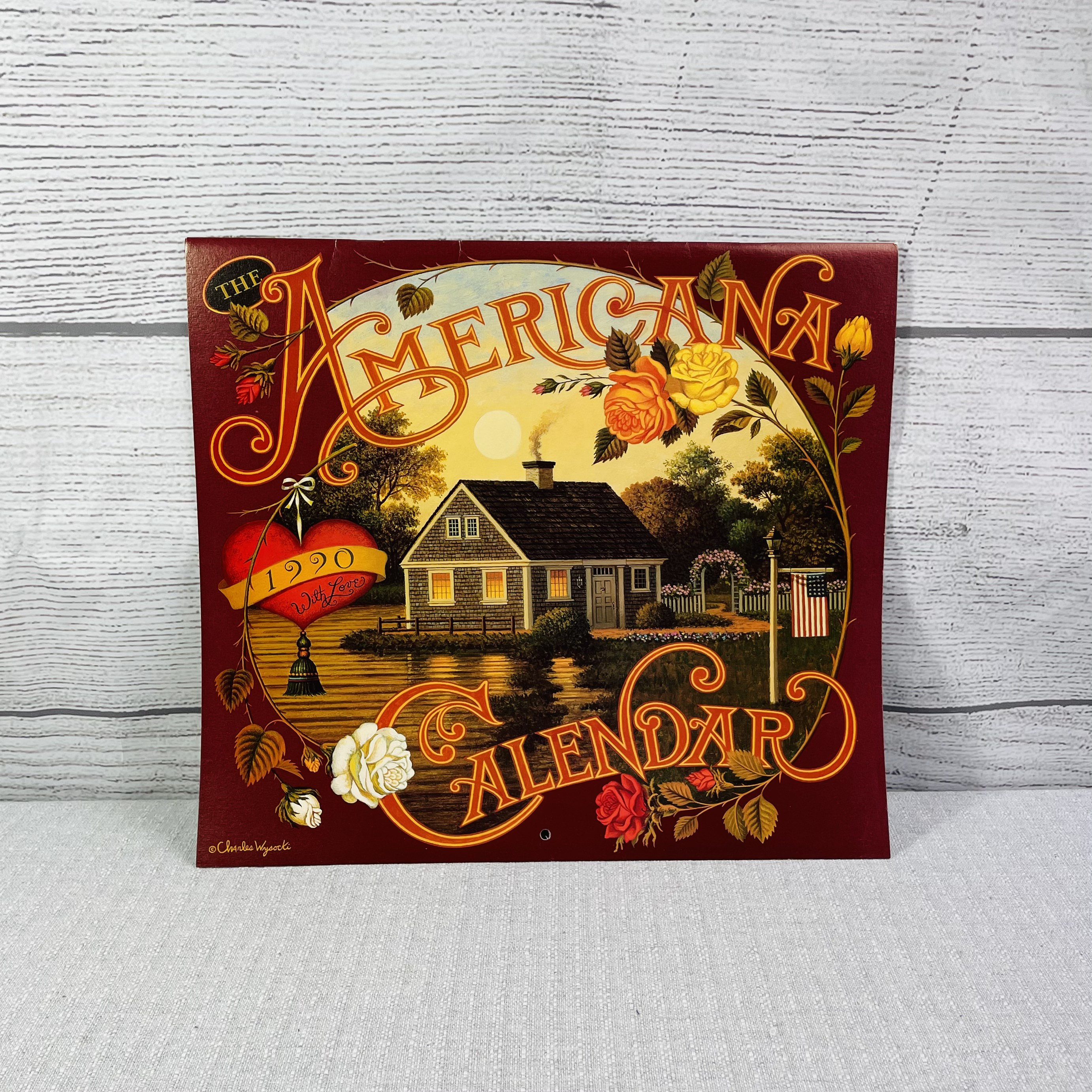 1990 The Americana Charles Wysocki Calendar