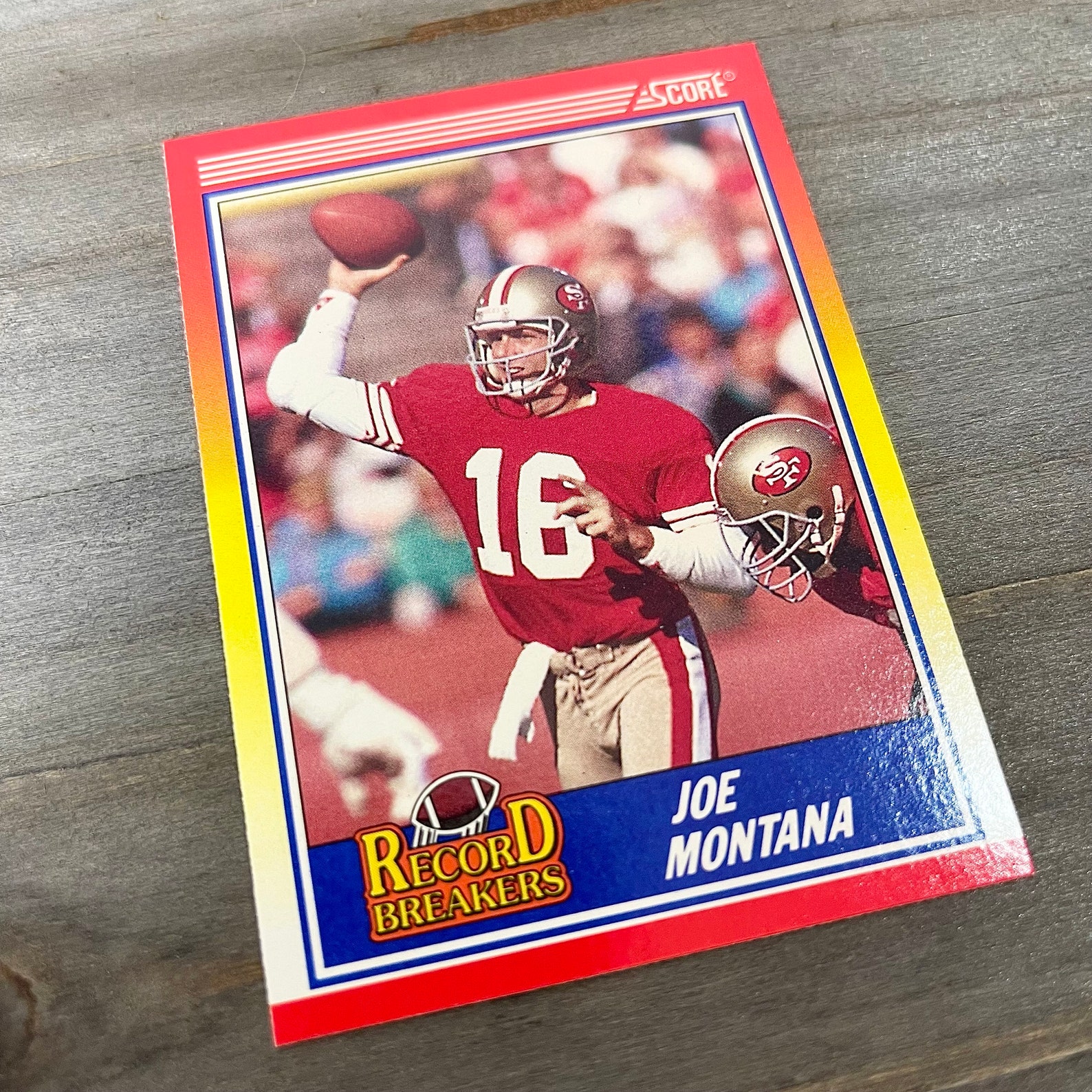 Joe Montana 1990 Score 594 Vintage NFL Trading Card Lot Of Etsy