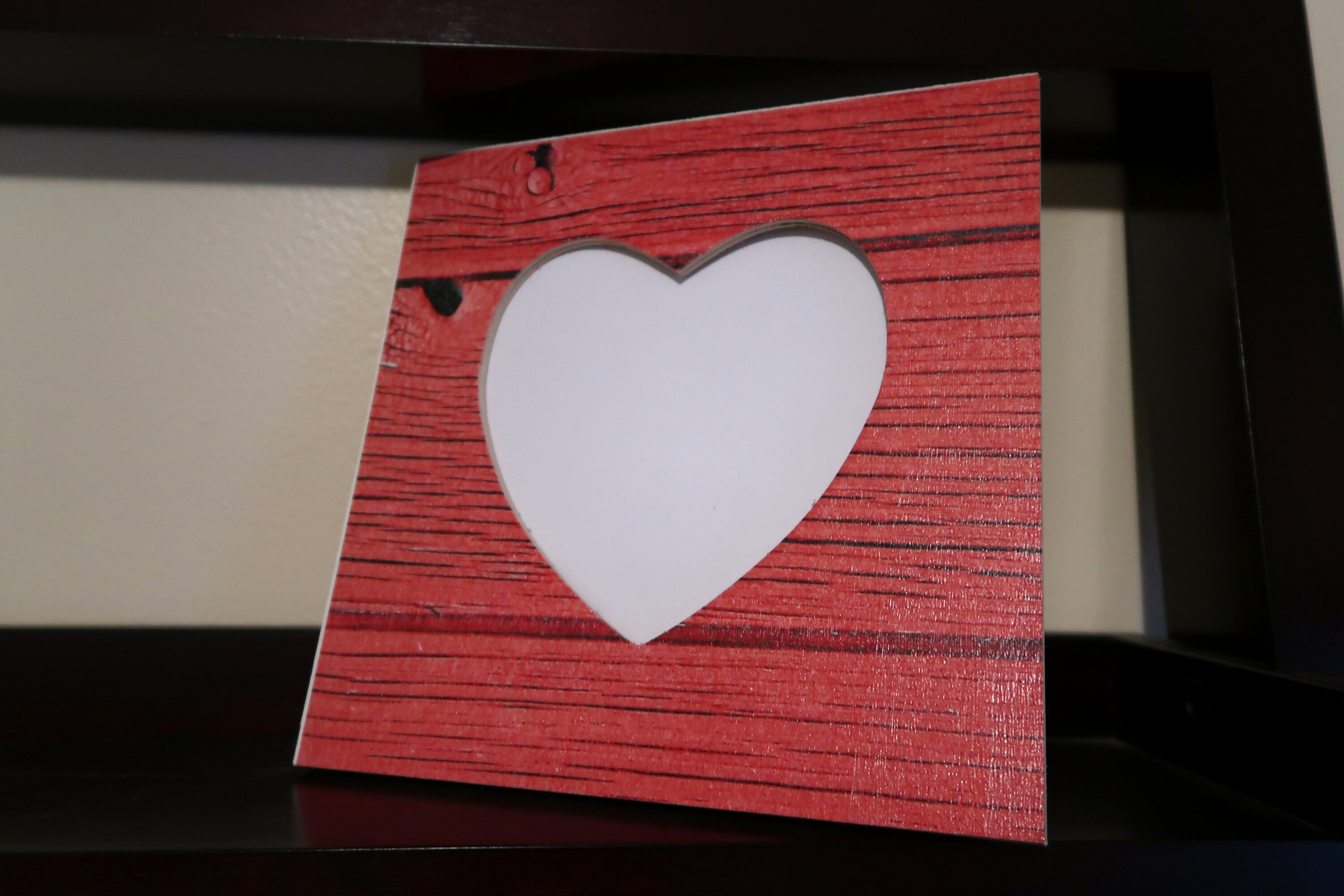 Heart Picture Frame Red Barn Wood Heart Frame Wooden Heart Etsy
