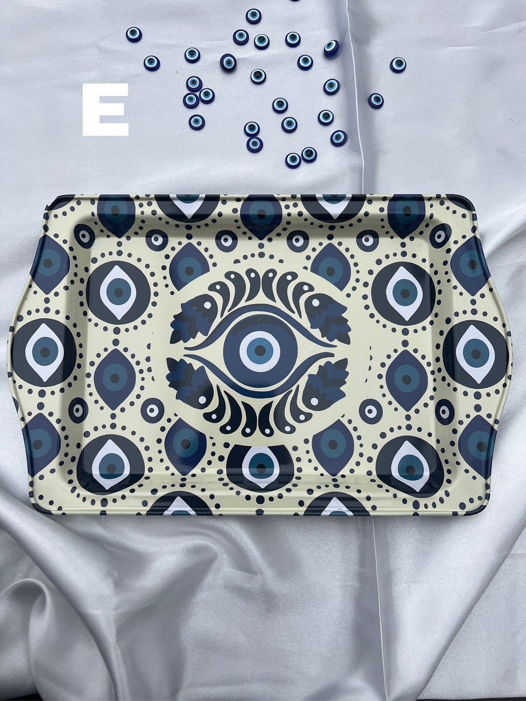 Serving Tray Decorative Serving Plates without Saucers for Glasses