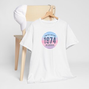 Personalized Birthday Gift, T-Shirt for Man or Woman, Birthday Gift Idea for Him and Her, Limited Edition, Vintage