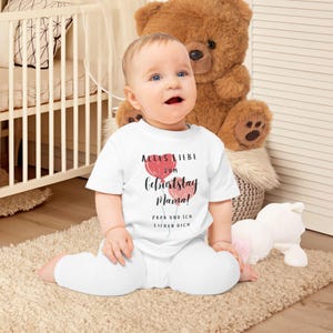 Alles Liebe zum Geburtstag Mama, Mama Geburtstag Geschenk.Baby T-Shirt Happy Birthday Mama Geschenkidee, süße Geschenkidee Für Mama von Papa