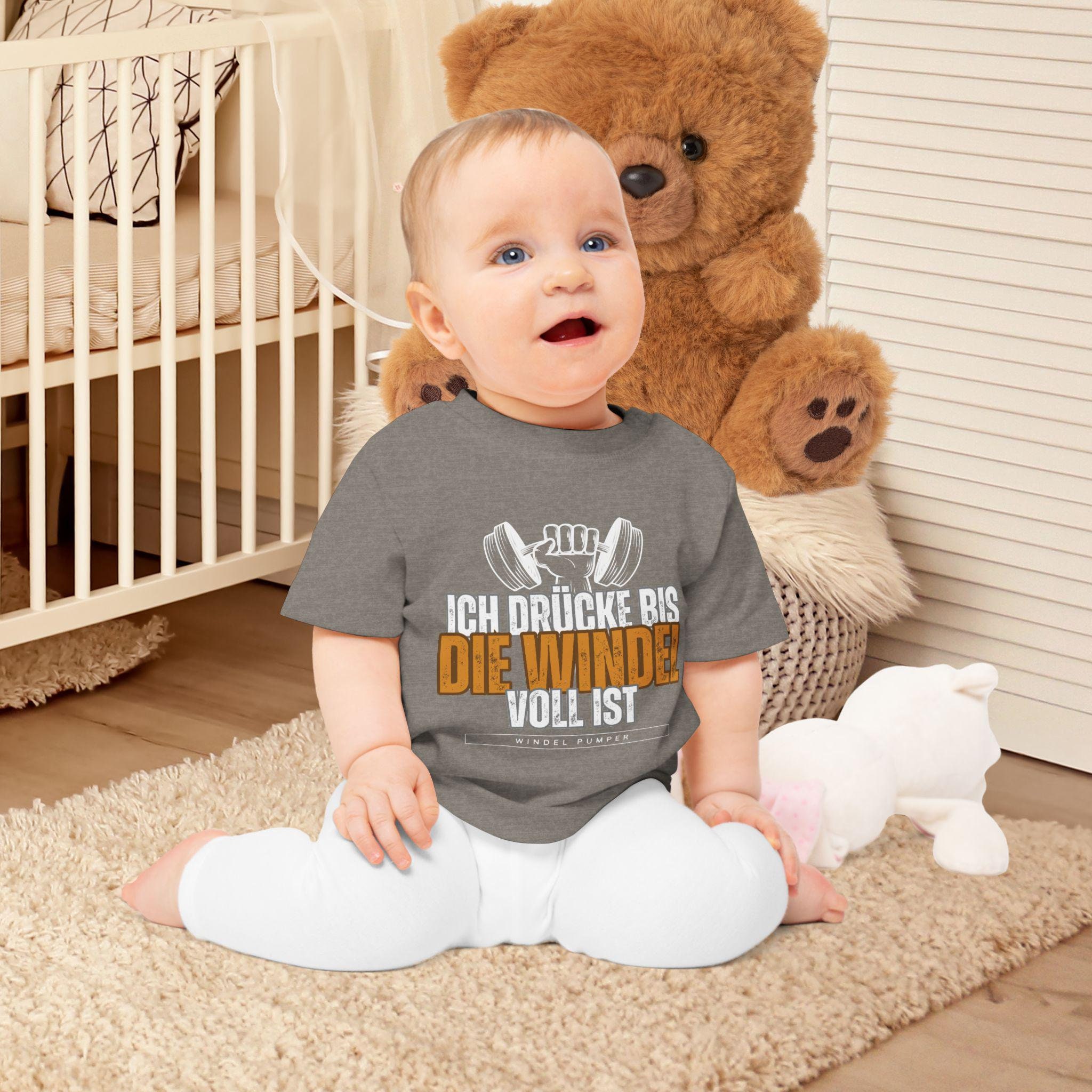 Funny Baby T-Shirt with Funny Saying, Sports T-Shirt for Baby, Gift for Parents, Gift for Expectant Parents, Pregnancy Gift, image size:2048x2048