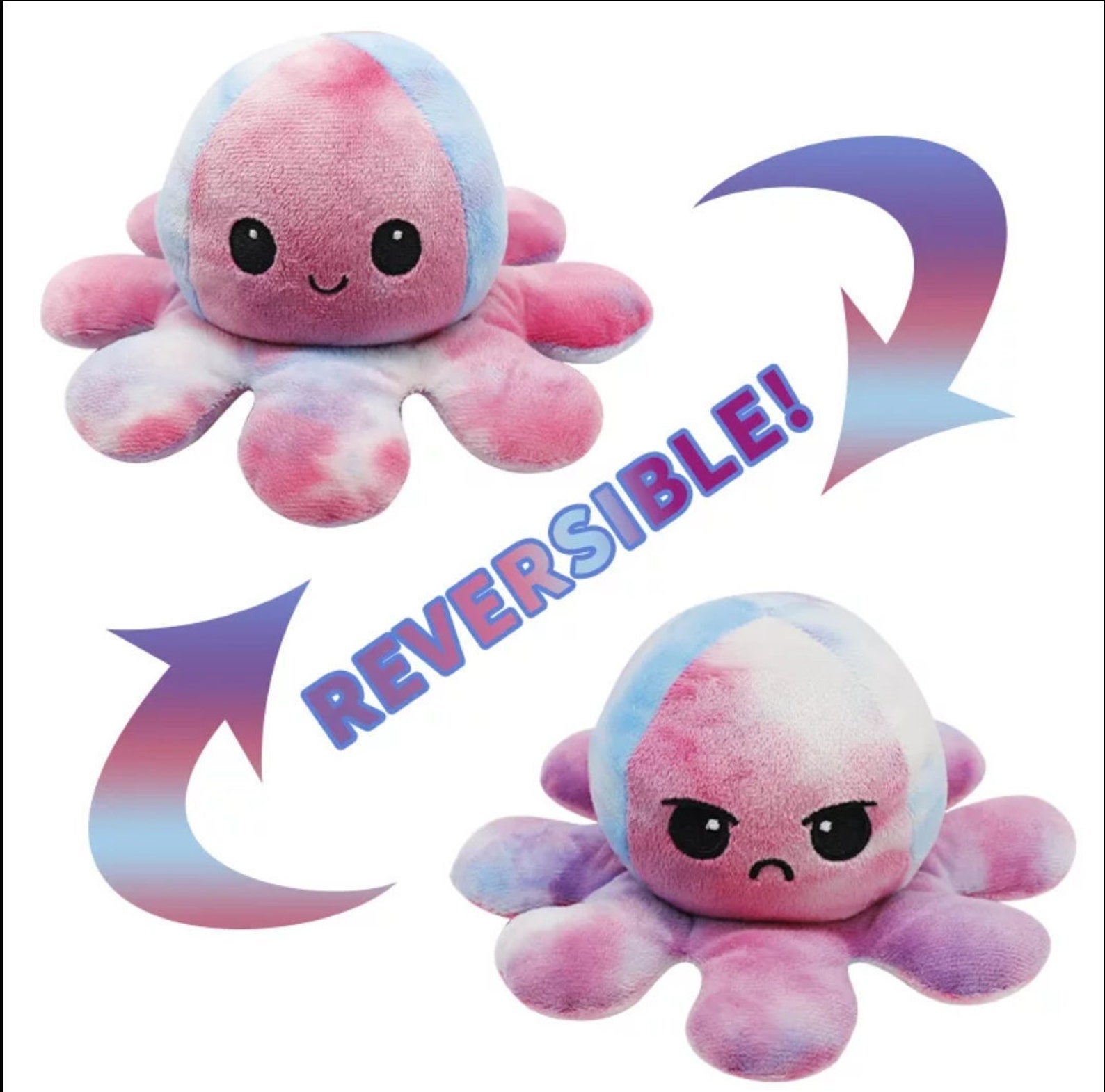 Personalized Reversible Mood Emotion Octopus I Unique I Show | Etsy