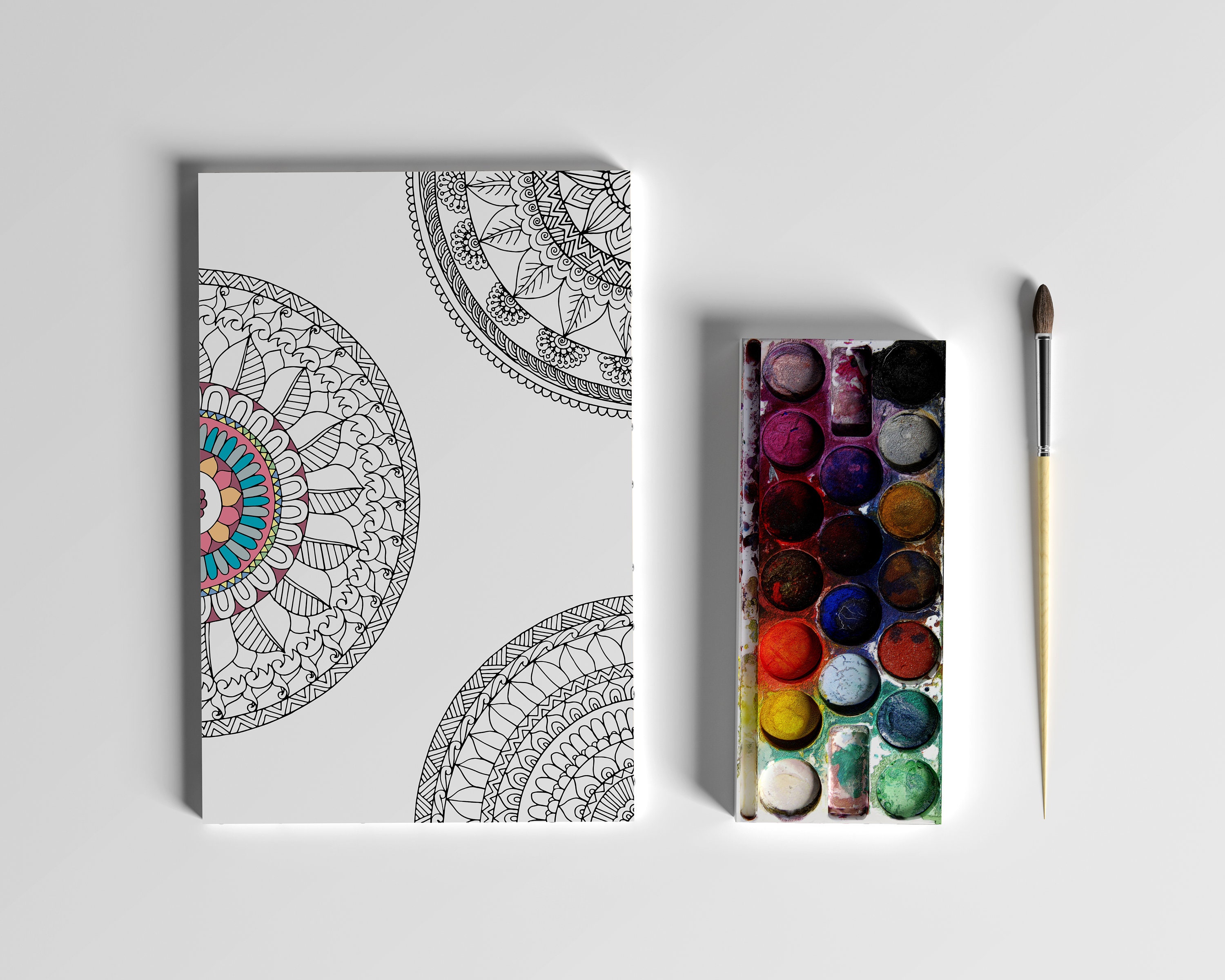 Stress Relief Adult Coloring Pages PDF Hand-drawn Adult | Etsy