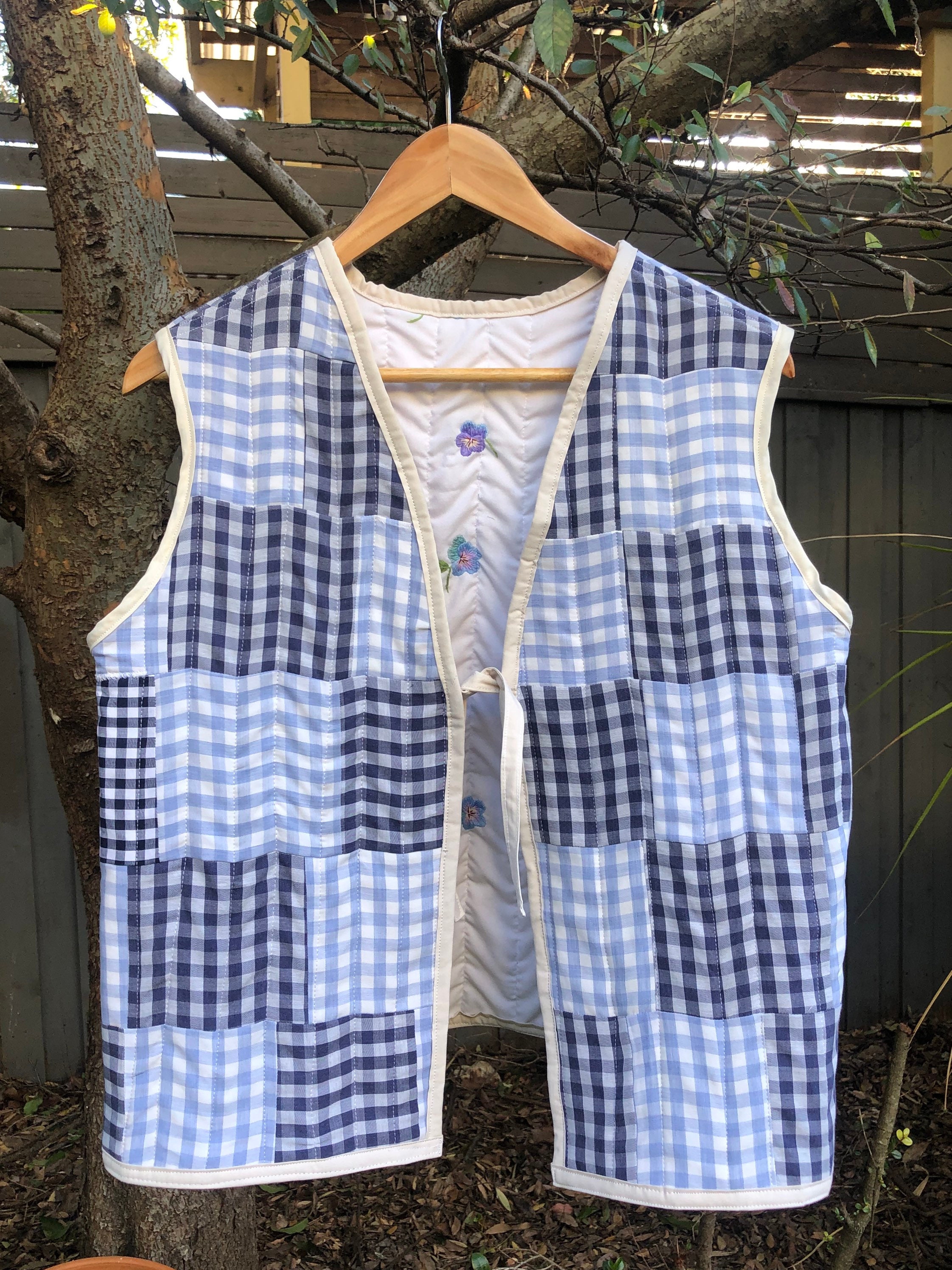 Gingham vest shop