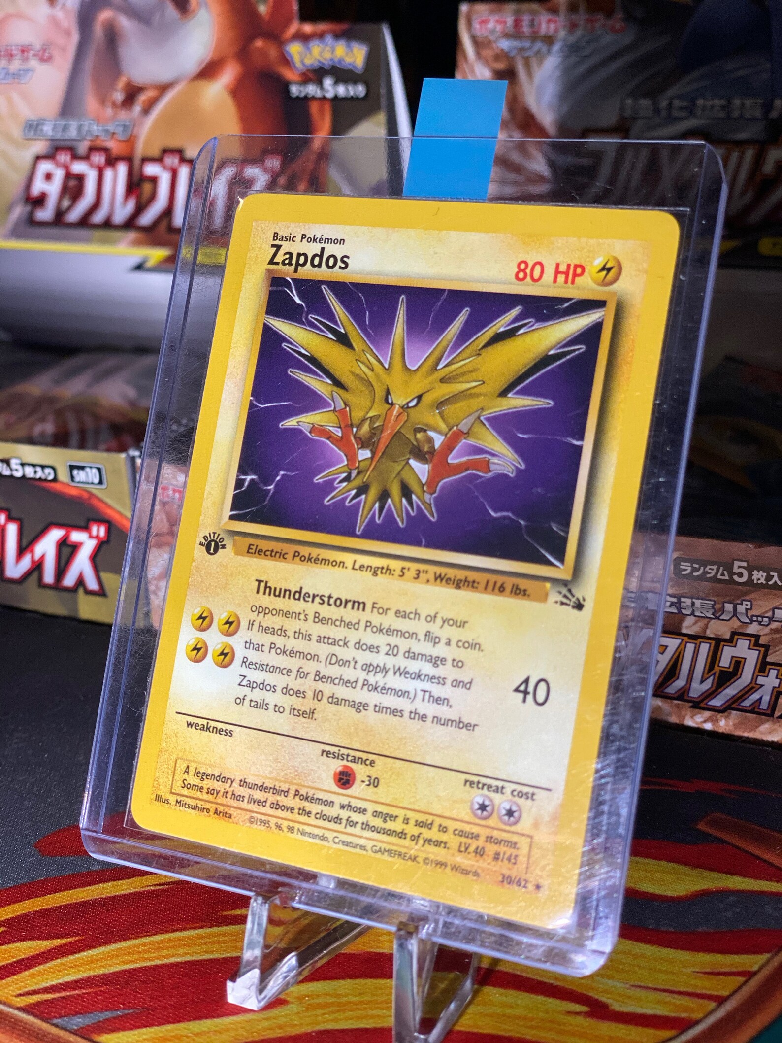 1st Edition Zapdos | Etsy