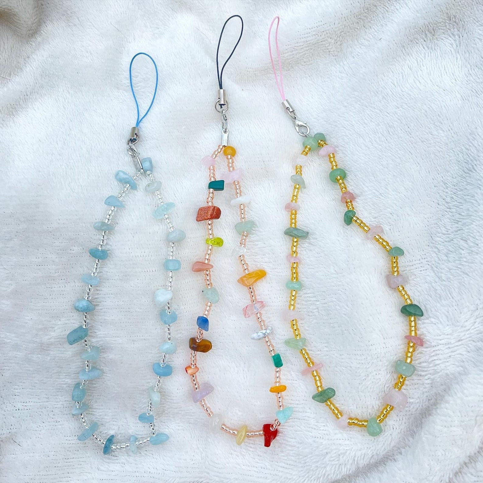 Customizable crystal phone charms 3 Etsy