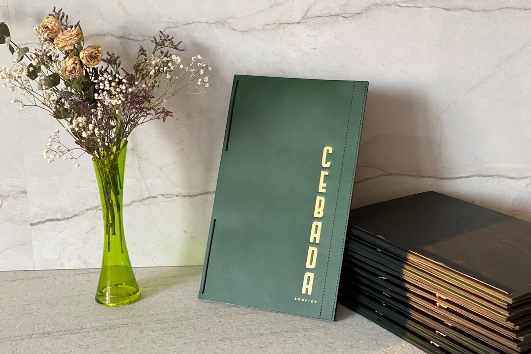 Menufolder Legal Size Menu Holder Restaurant Menu Folder Etsy