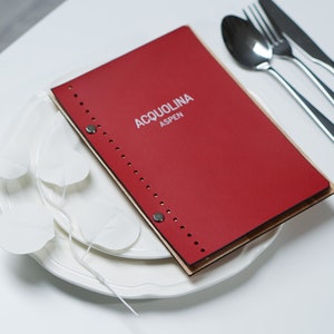 Bar menu Leather menu cover A5, Letter Menu Holder, Restaurant Menu Folder, Menu Board, Menu Book, Custom Menu Cover, ,
