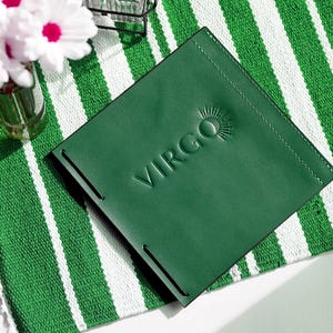 Elegant Leather and Wooden Menu Folder for Cafés, Café Menu Holder Elegant Café Menu