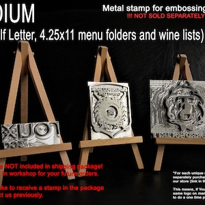 Magnesium stamp for hot embossing  !!! NOT SOLD SEPARATELY !!!