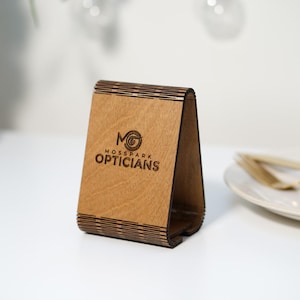 Wood cafe stand, Wood QR code menu sign, Scan to view menu, Custom wood sign, menu sign, QR code menu, Restauran menu, AntiCovid menu