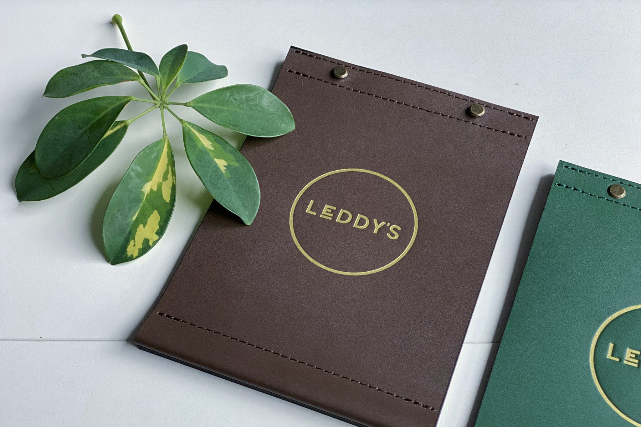 Custom Leather Menu Folder: Restaurant Menu Book, A4 A5 Letter Size ...