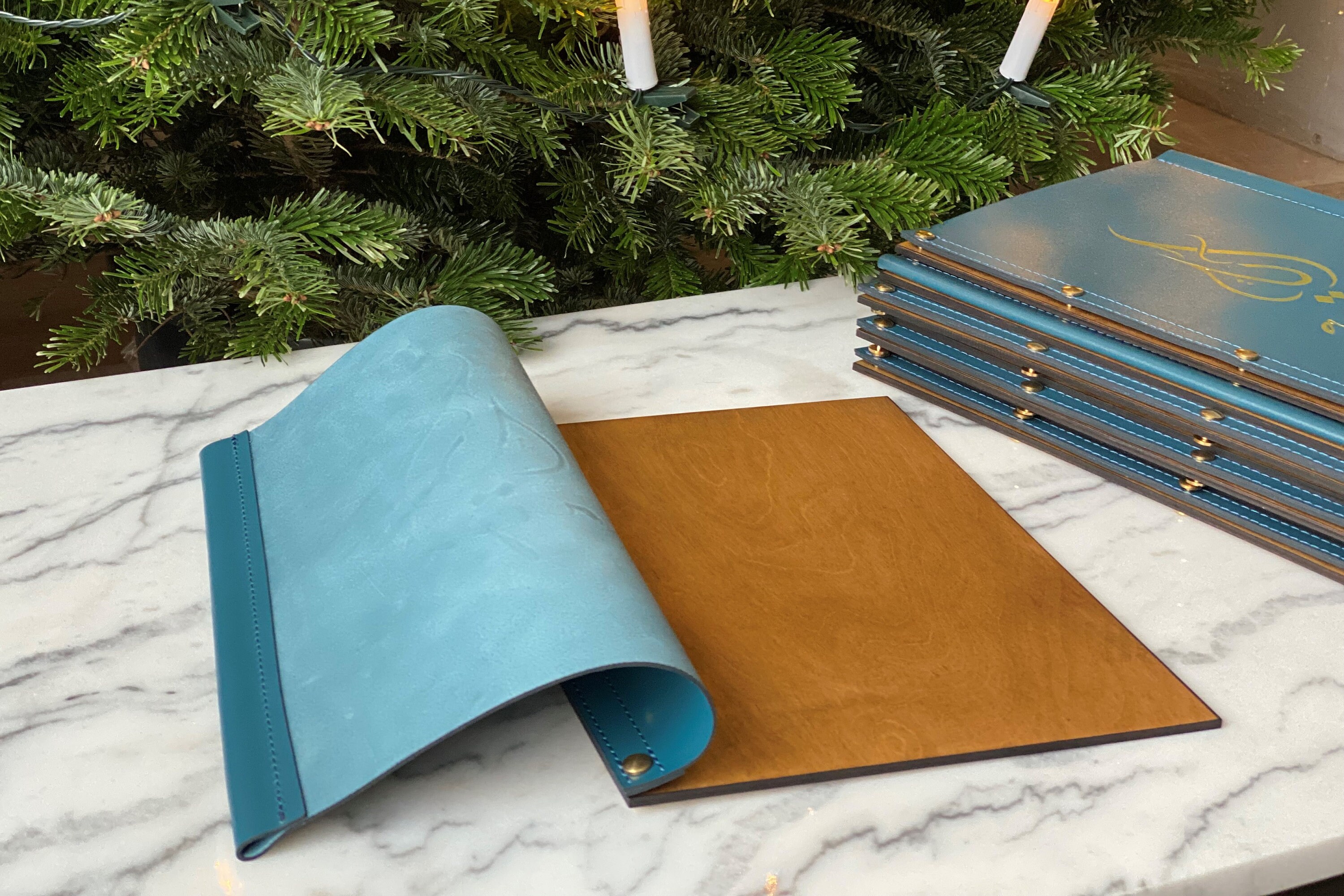 Custom Leather Menu Folder: Restaurant Menu Book, A4 A5 Letter Size - Etsy