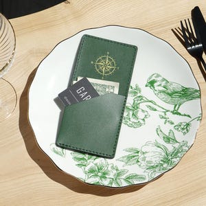Custom Leather Check Presenter: Restaurant Bill Organizer with Logo