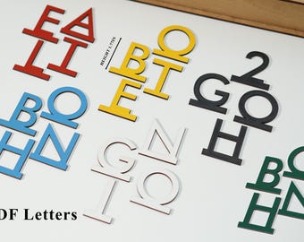Set of Letters for wood menu board, Additional letters for letter board