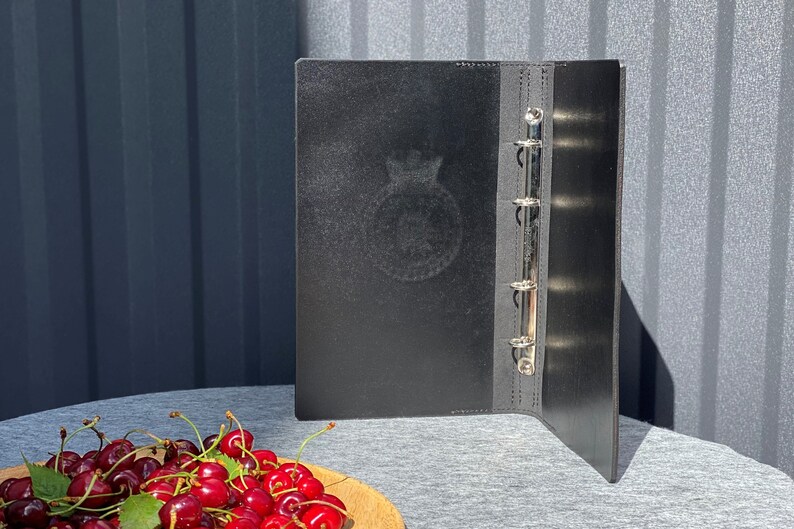 Leather Menu Folder Leather Menu A5 A4 Leather Menu Cover Etsy