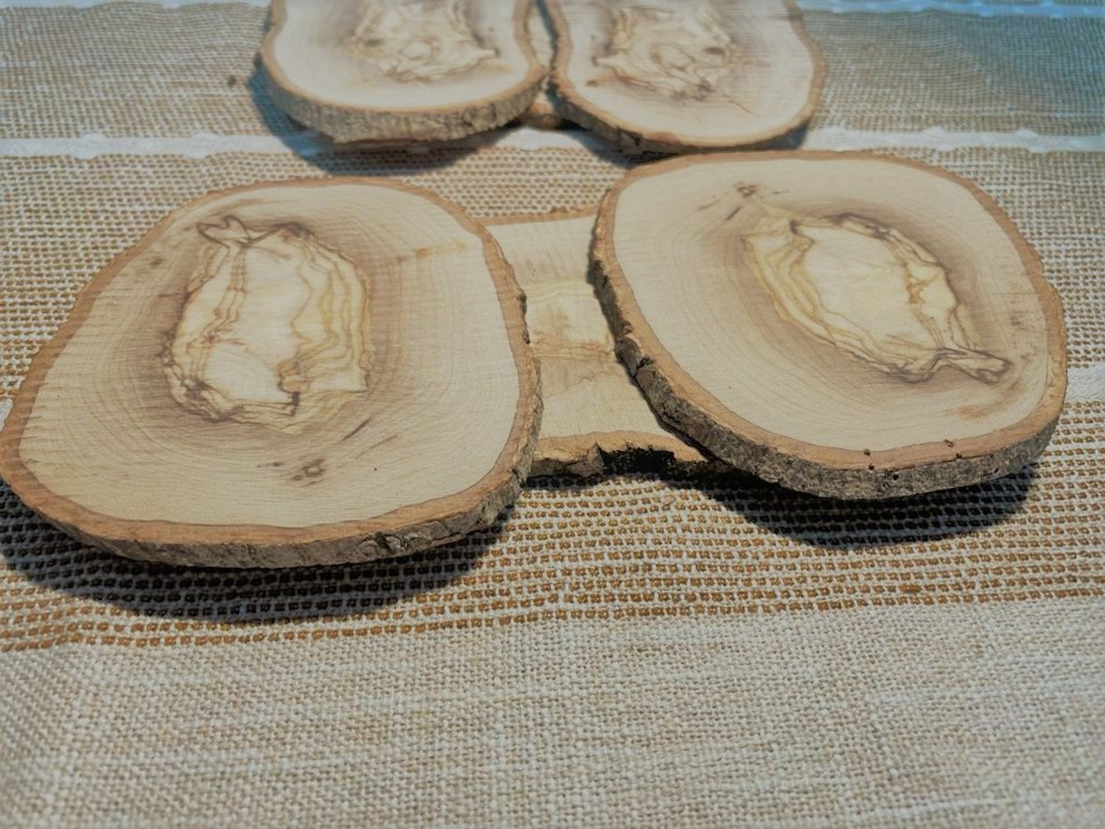 Wooden coasters for pots Etsy